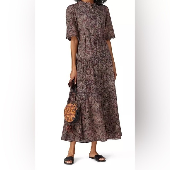 Apiece Apart Patterned Maxi Dress - Picture 1 of 12